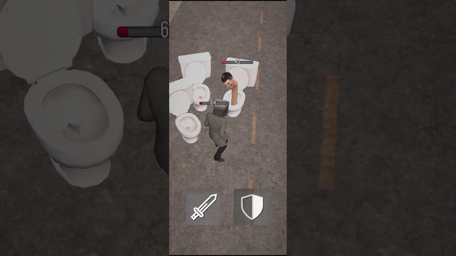 играю в туалет Файт но здесь очень много рекламы #youtube #toilet смотреть онлайн