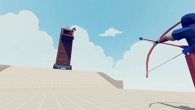 DEATH FALL FROM THE SIEGE TOWER | TABS - Totally Accurate Battle Simulator смотреть онлайн