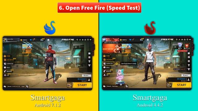 Smartgaga Android 4.4.2 VS Smartgaga Android 7.1.2 | Smartgaga Best Version For Low End PC Free Fir смотреть онлайн