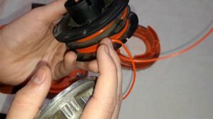 Как намотать леску в катушку триммера?