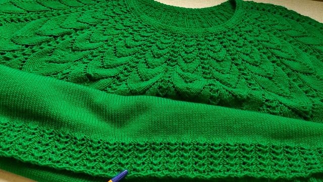 КОФТОЧКА ВЕСЕННЯЯ ЗЕЛЕНЬ. ОБЗОР. смотреть онлайн