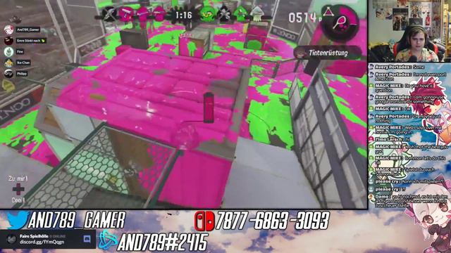 German/Deutscher Livestream Splatoon 2 mit euch! смотреть онлайн