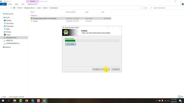 Lập trình Android - Bài 1.0: Hướng dẫn cài đặt và sử dụng Android Studio 2022 смотреть онлайн