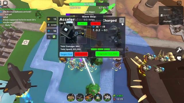 TDS Hardcore Trio Miners Strat P3 POV | Roblox Tower Defense Simulator смотреть онлайн