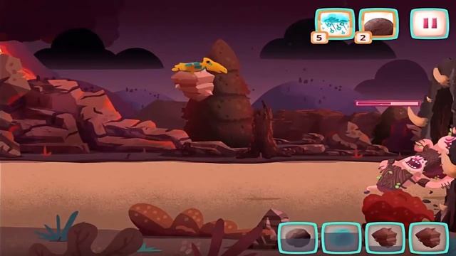 Dino Bash Dinosaurs vs Cavemen Defense iOS Android GamePlay Part 5 смотреть онлайн