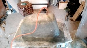 Извлекаем изделие из матрицы. Изготовление деталей из стеклопластика.