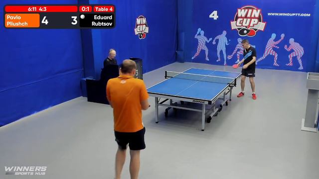 20:00 Плющ Павел 0-3 Рубцов Эдуард стол 4 ЮГ-5 29.06.22 смотреть онлайн