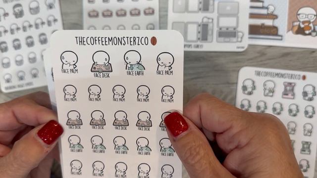 The Coffee Monster Co Haul - Cute stickers! смотреть онлайн