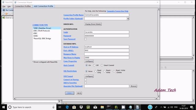 How to Connect Cassandra with RazorSQL смотреть онлайн
