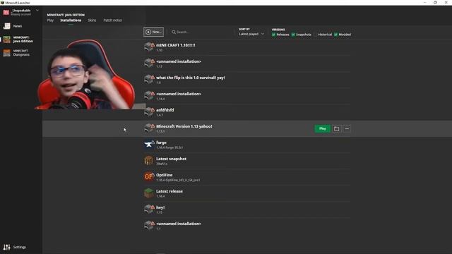 How to change your minecraft java edition version! смотреть онлайн