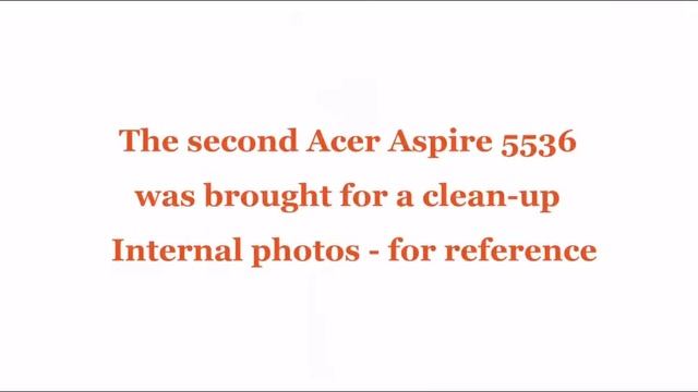 Two Acer Aspire 5536-644G50Mn (MS2265) notebooks with different issues смотреть онлайн