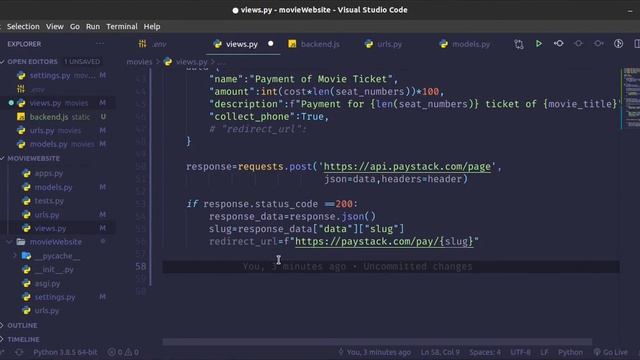 Build & Deploy A Movie Seat Booking Web App | Django, JS, Celery, Paystack, Heroku - Episode 3 смотреть онлайн
