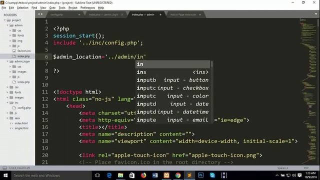 how to create blog website in php bangla tutorial admin login session (Part-05) смотреть онлайн