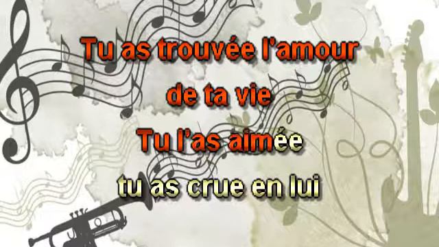 KARAOKE Annie Blanchard - Soeur смотреть онлайн