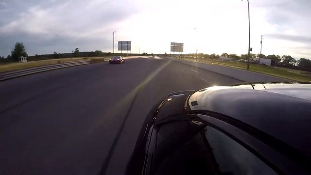 2020 Corvette C8 stock 1/4 mile versus 2019 Audi RS3 stage 1 Unitronic - rear view смотреть онлайн
