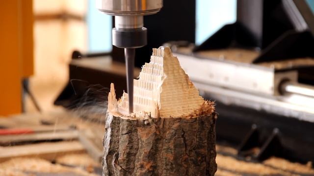 3D обработка на фрезерном ЧПУ 5D станке серии 