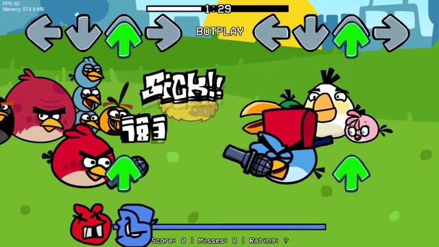 Friday Night Funkin' VS Angry Birds - Missing Eggs (FNF MOD/HARD) (High Effort) смотреть онлайн