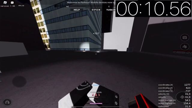 MOBILE Advanced Tutorial SPEEDRUN | Roblox Parkour смотреть онлайн