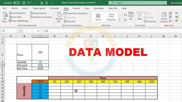 How to Use an Excel Data Table for "What-if" Analysis with data Model | Excel Bangla Tutorial смотреть онлайн