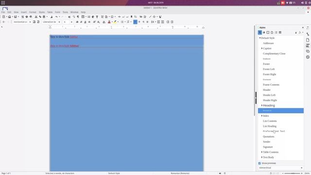 How to show or hide Sidebar Toolbar in LibreOffice Writer смотреть онлайн