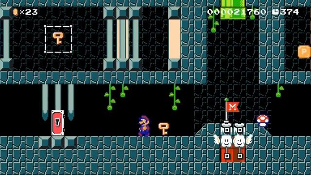 Super Mario Maker 2 Top 5 SMB2 MUSHROOM Courses (Switch) смотреть онлайн