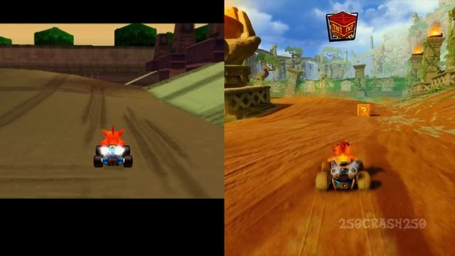 Crash Team Racing Nitro-Fueled - Battle Mode Comparison смотреть онлайн