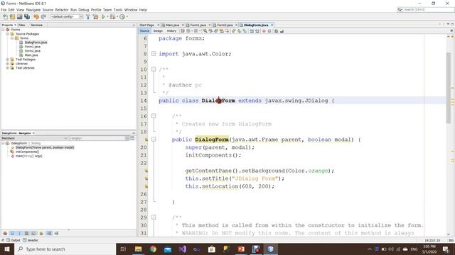 Introduction to JDialog смотреть онлайн