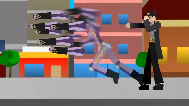 JoJo Star platinum Test 2| Made with Stick Nodes смотреть онлайн