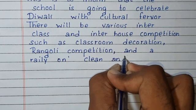 Write a Notice on Diwali Celebration | Notice Writing on Diwali | English смотреть онлайн