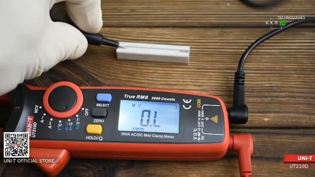 Ut210d Clamp Meter Test Video смотреть онлайн