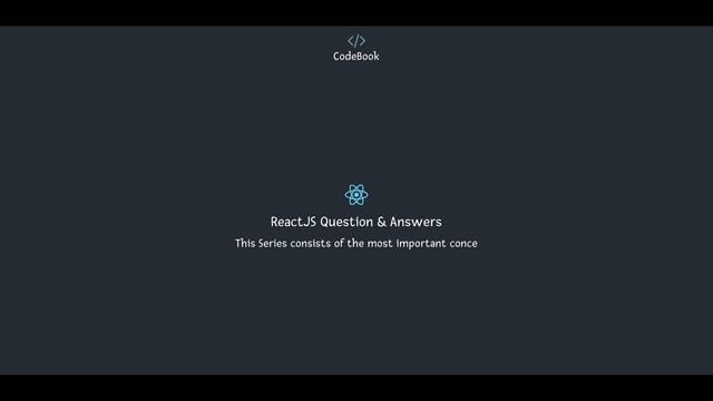 Intro - ReactJS Question & Answers смотреть онлайн