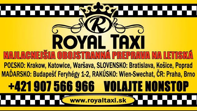 Royal Taxi Poprad - obojstranná preprava na letiská смотреть онлайн