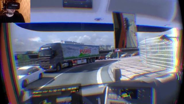ETS 2 в шлеме виртуальной реальности! (Oculus Rift DK2) смотреть онлайн