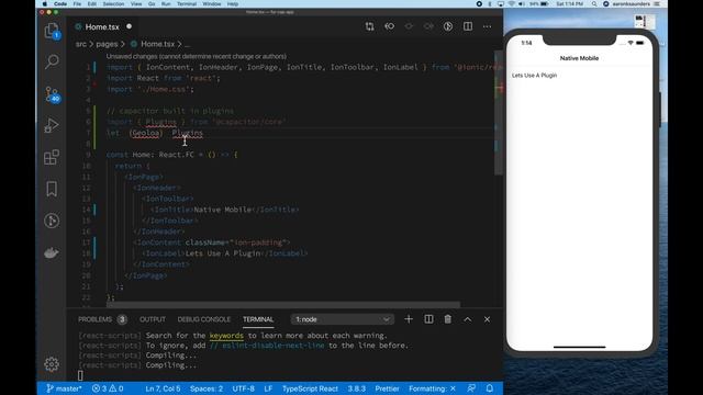 Live Reload w/ Reactjs and Ionic Framework Capacitor Debugging смотреть онлайн