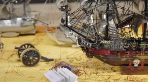 3D Metal Puzzle  Pirate Ship / DIY Model Building Kits / Toys for Teens Brain Teaser