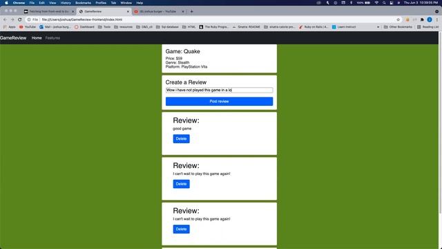 JavaScript front-end with Ruby on rails Back-end 4th project смотреть онлайн