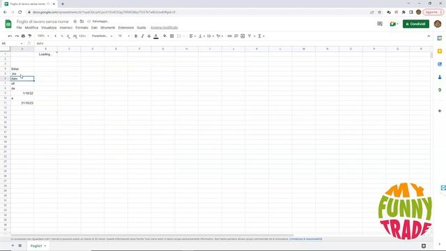 Creare un foglio Google importando i dati da Google Finance смотреть онлайн