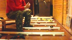 Двойные полы в старом деревянном доме