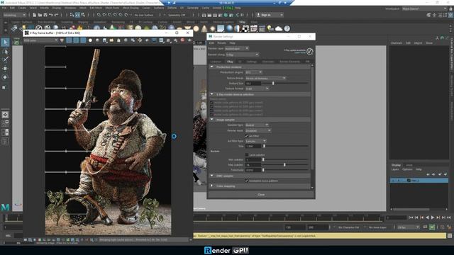V-Ray Render Farm | Maya & V-Ray Render with 4 x RTX 3090 | iRender Cloud Rendering смотреть онлайн