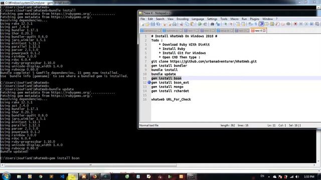WhatWeb Web Scanner Installtion On Windows 2018 смотреть онлайн