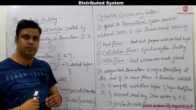 DS35:Timestamp ordering protocol for concurrency control in distributed system смотреть онлайн