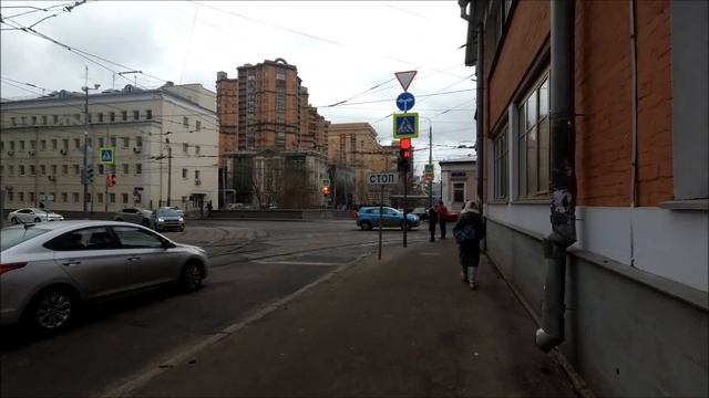 Москва. Прогулка по Бауманской улице (Bauman street) 20.01.2020 смотреть онлайн