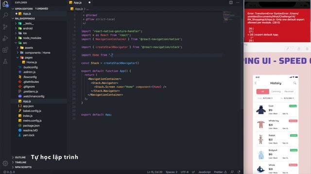 React Native : Shopping UI - Speed Code ( with Hooks useState ) смотреть онлайн
