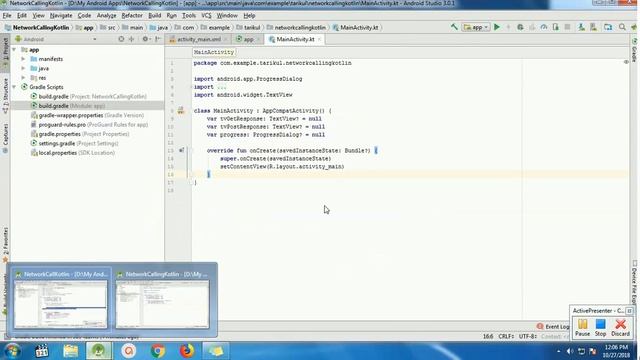 Network Call in Kotlin on Android смотреть онлайн