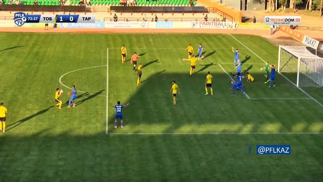 КПЛ-2017. 24 ТУР. ТОБОЛ - ТАРАЗ 1:0 (ПЕНАЛЬТИ - И. КВЕКВЕСКИРИ) смотреть онлайн