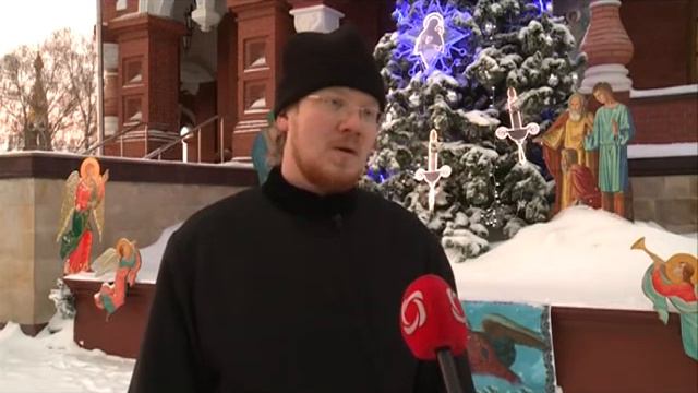 30 12 14 Рождество у Свято-Михайловского собора смотреть онлайн