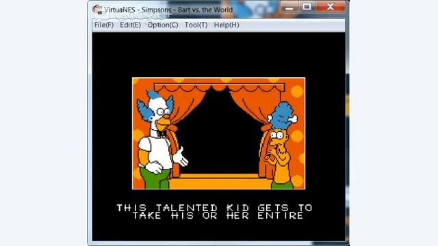 The Blue Marlin and Bart Vs. The World (NES) смотреть онлайн