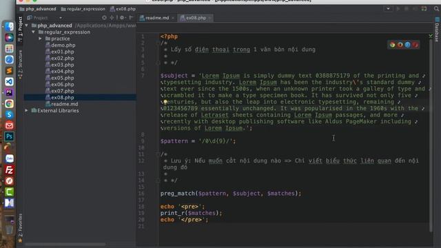 Khoá học PHP Nâng Cao - Bài 12: Cắt chuỗi trong Regular Expression смотреть онлайн