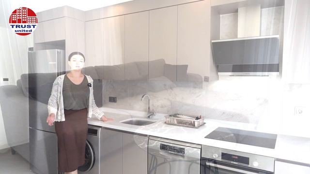 1+1 apartment in Kleopatra-Alanya, full furnished with pool and gym смотреть онлайн