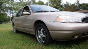 99 Ford Contour Cold Start & Walk around